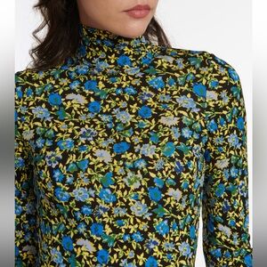 Victoria Beckham Floral mockneck top